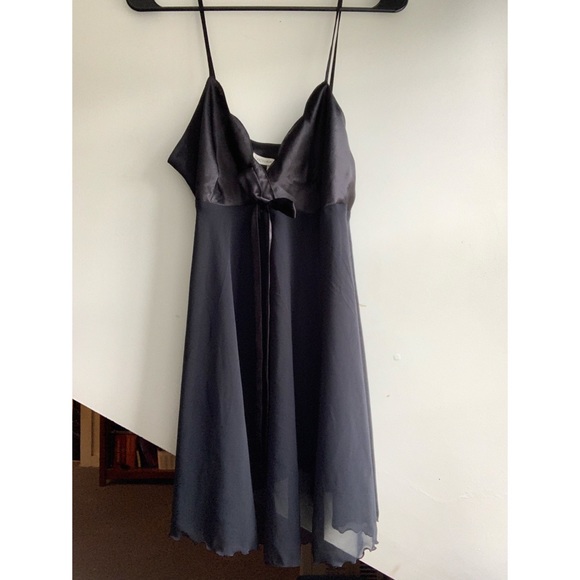 Victoria's Secret Other - Victoria’s Secret Lingerie V-Neck Black Night Dress Gown Mini